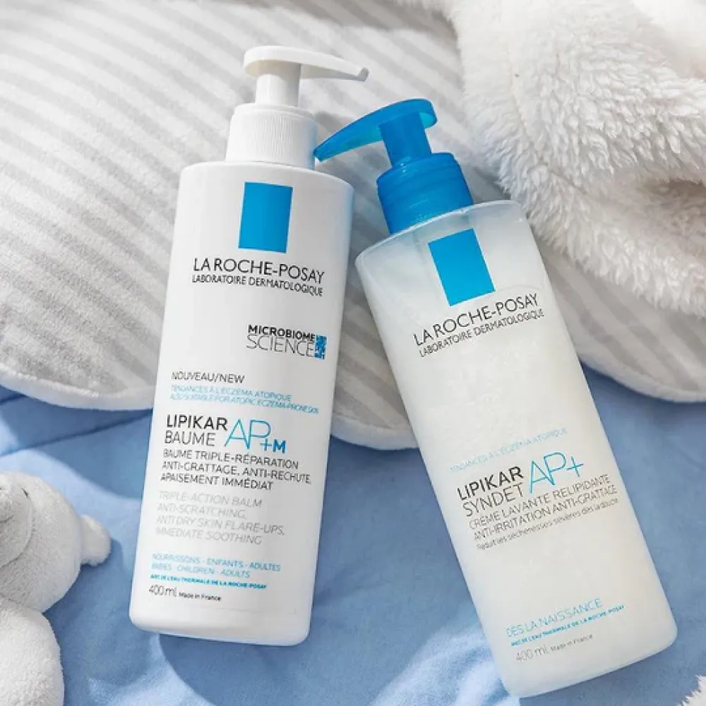 La Roche-Posay Lipikar Syndet AP+ 400 ml + Lipikar Baume AP+M 400 ml İkili Set