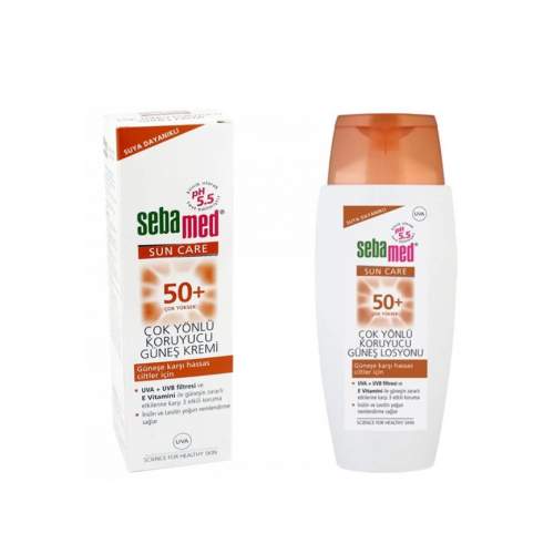 Sebamed Sun Care 75 ml SPF50+ ve 150 ml SPF50+ Çok Yönlü Koruyucu Güneş Kremi Sebamed Sun Care 75 ml SPF50+ ve 150 ml SPF50+ Çok Yönlü Koruyucu Güneş Kremi