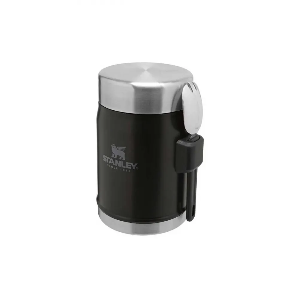 Stanley Klasik 0.40 lt Siyah Çelik Yemek Termosu Stanley Klasik 0.40 lt Siyah Çelik Yemek Termosu