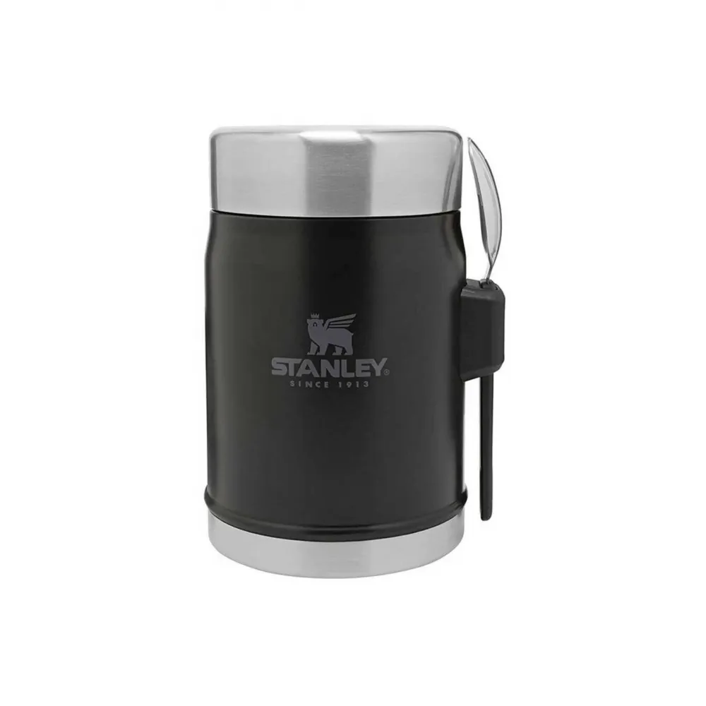 Stanley Klasik 0.40 lt Siyah Çelik Yemek Termosu Stanley Klasik 0.40 lt Siyah Çelik Yemek Termosu