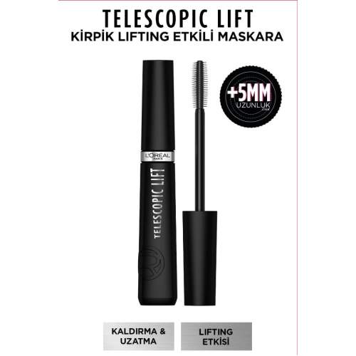 L'Oréal Paris L’Oréal Paris Teleskopik Lift Carbon Maskara 7485