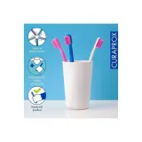 Curaprox Ultra Soft 5460 diş fırçası, kadın ve erkek için, güçlü renkler, 4 adet