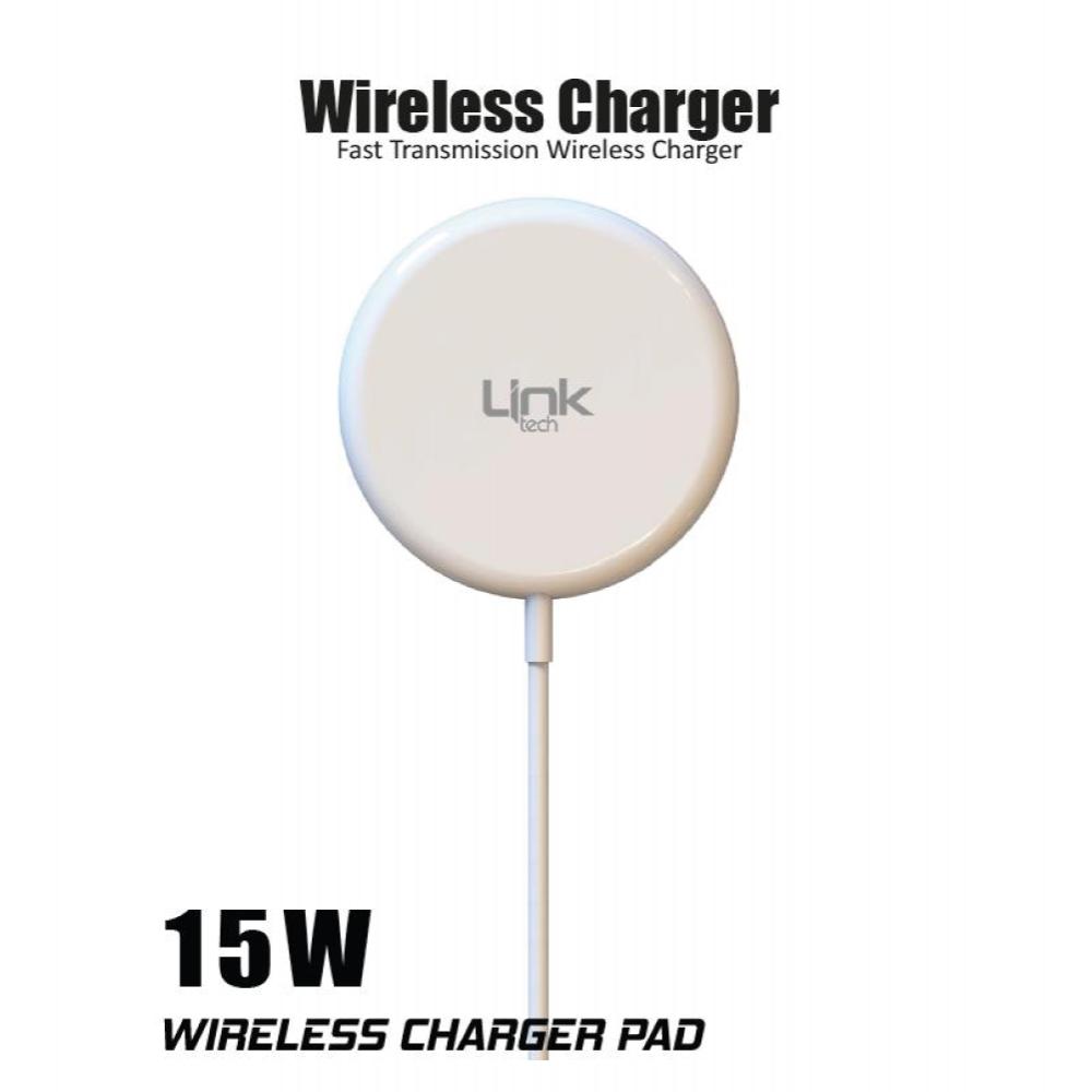 Linktech W512 Premium Wireless Kablosuz Şarj Cihazı Charger Pad 15w