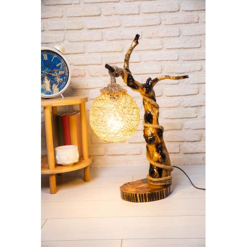 Decor Ideas Ağaç Lambader Demonte Doğal Ağaç