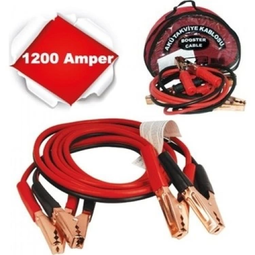 Akü Takviye Kablosu 1200 Amper (taşıma Çantalı) Akü Takviye Kablosu 1200 Amper (taşıma Çantalı)