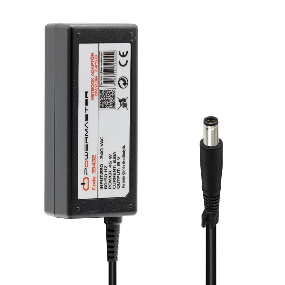 Pm-33432 19.5 Volt - 2.31 Amper 7.4*5.0 Mm Uçlu Adaptör Dell Notebook