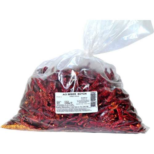 Çok Acı Biber Zehir Acı Bütün Biber 1000 Gr Paket Çok Acı Biber Zehir Acı Bütün Biber 1000 Gr Paket