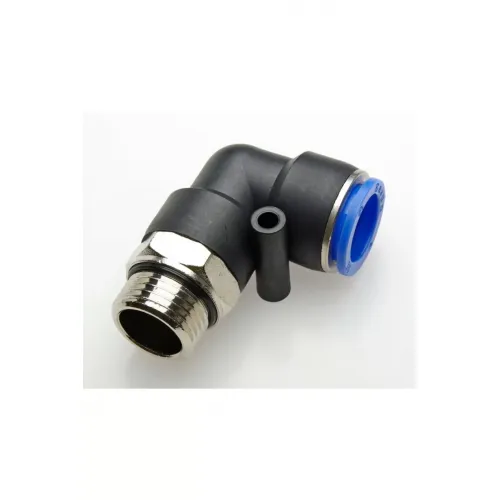 Pnömatik Dirsek Bağlantı 1/4 - 12mm (Lisinya) Pnömatik Dirsek Bağlantı 1/4 - 12mm (Lisinya)