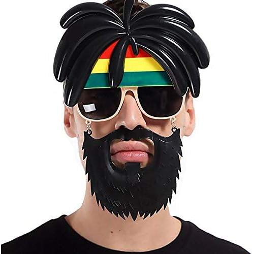 Rasta Peruklu Rasta Sakallı Bob Marley Bıyıklı Parti Gözlüğü 27x18 cm Rasta Peruklu Rasta Sakallı Bob Marley Bıyıklı Parti Gözlüğü 27x18 cm