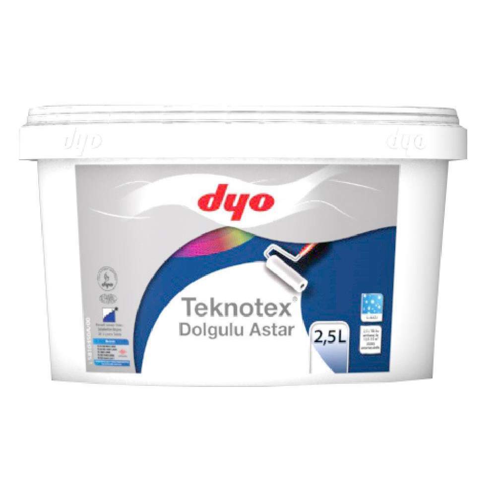 Dyo Teknotex Dolgulu Dış Cephe Astarı 2,5 Litre Beyaz