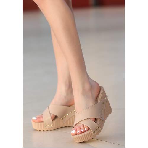 Nude Cilt Dolgu Topuk Terlik Nude Cilt Dolgu Topuk Terlik