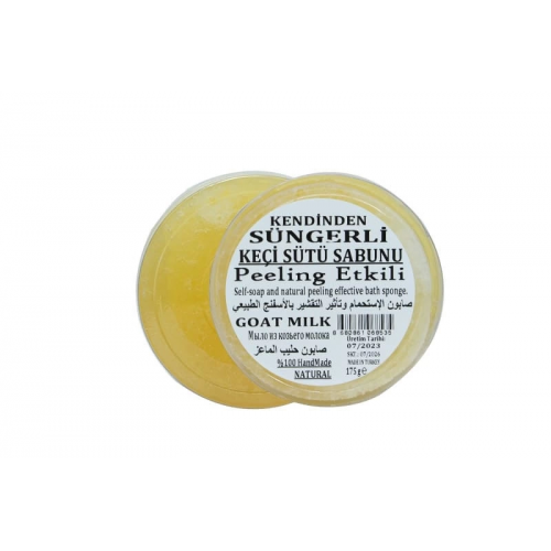Süngerli Sabun Keçi Sütü Süngerli Sabun Keçi Sütü