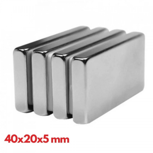 5 Adet 40x20x5 Mm Neodyum Mıknatıs , Köşeli N35 Nikel Kaplamalı Kaliteli Ve Dayanıklı Ürün 5 Adet 40x20x5 Mm Neodyum Mıknatıs , Köşeli N35 Nikel Kaplamalı Kaliteli Ve Dayanıklı Ürün