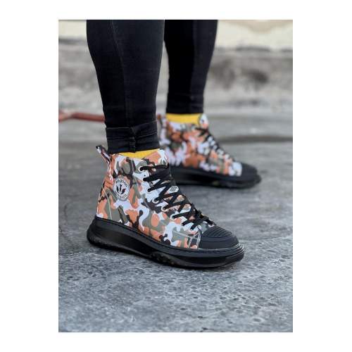 Koyu Askeri Erkek Yarım Bilek Casual Ayakkabı Koyu Askeri Erkek Yarım Bilek Casual Ayakkabı