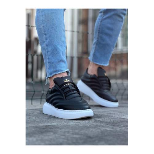 Siyah Cilt Erkek Casual Ayakkabı Siyah Cilt Erkek Casual Ayakkabı