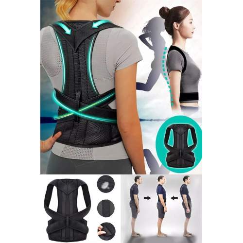 Balenli Dik Duruş Korsesi Kadın Erkek Kamburluk Sırt Destek Korsesi Bel Omuz Sırt Desteği Balenli Dik Duruş Korsesi Kadın Erkek Kamburluk Sırt Destek Korsesi Bel Omuz Sırt Desteği