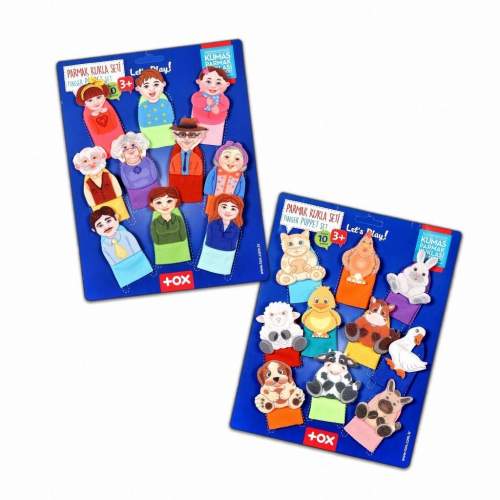 2 Set - 20 Parça  Evcil Hayvanlar ve Aile Bireyleri Parmak Kukla 2 Set - 20 Parça  Evcil Hayvanlar ve Aile Bireyleri Parmak Kukla