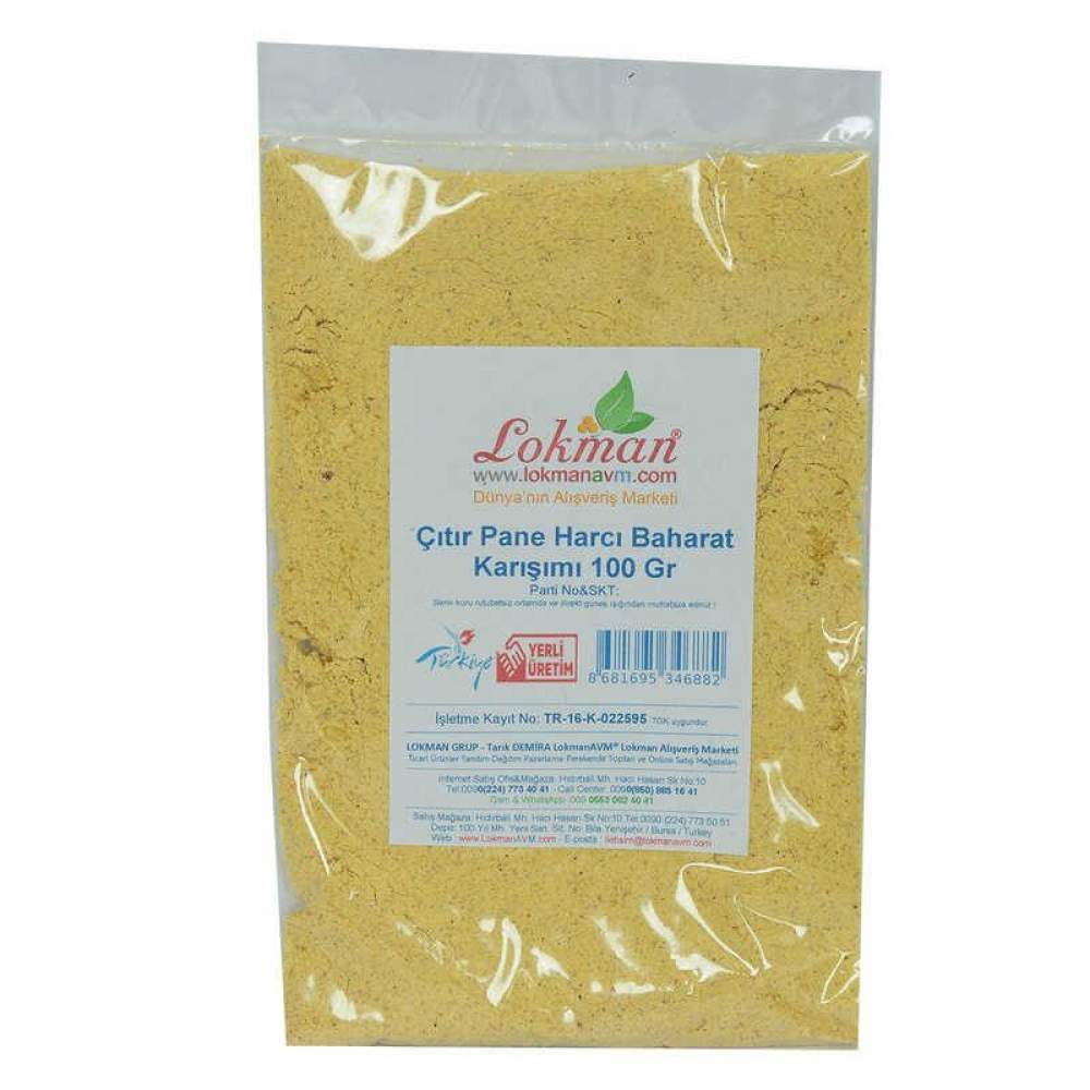 Çıtır Pane Harcı Baharat Karışımı 100 Gr Paket