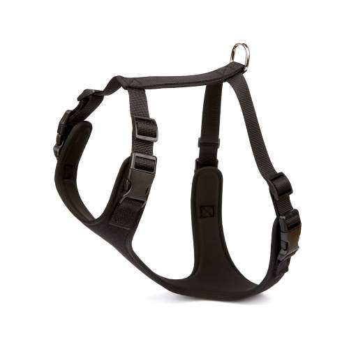 Havalı Ped Dokuma Köpek Göğüs Tasması 70/95 cm Siyah Havalı Ped Dokuma Köpek Göğüs Tasması 70/95 cm Siyah