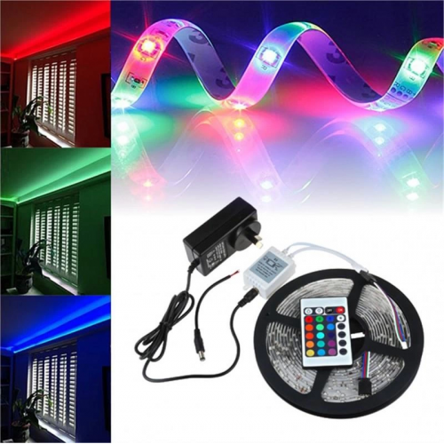 5 Metre Rgb Şerit Led Seti-iç Ve Dış Mekan Silikonlu-tak Çalıştır 5 Metre Rgb Şerit Led Seti-iç Ve Dış Mekan Silikonlu-tak Çalıştır