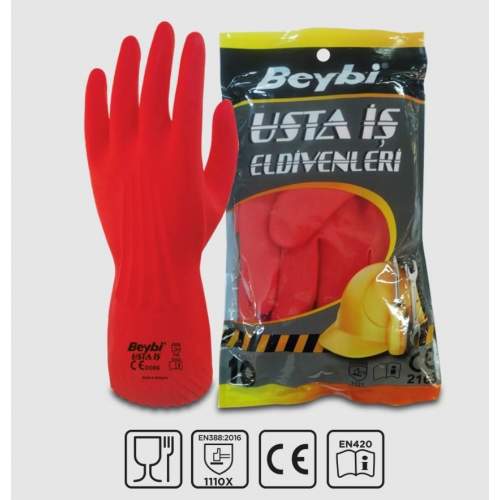 Beybi Usta İş Lateks Eldiven NO:9 Beybi Usta İş Lateks Eldiven NO:9