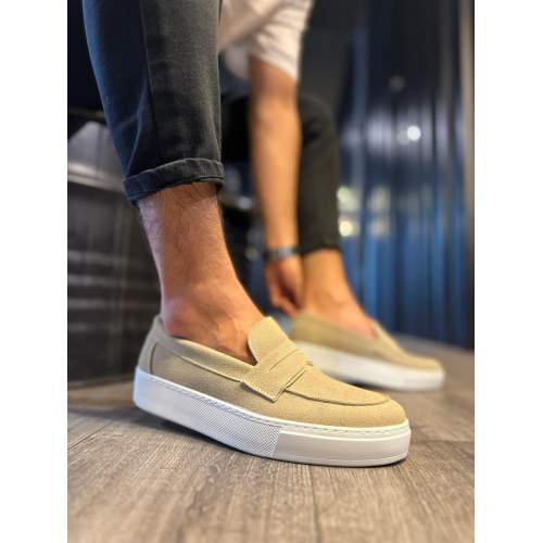 Günlük Klasik Ayakkabı  Vizon Süet Günlük Klasik Ayakkabı  Vizon Süet