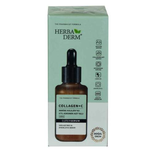 Superserum Collagen C Sıkılaştırıcı Aydınlatıcı Doğal Yüz Serumu 30 ML Superserum Collagen C Sıkılaştırıcı Aydınlatıcı Doğal Yüz Serumu 30 ML