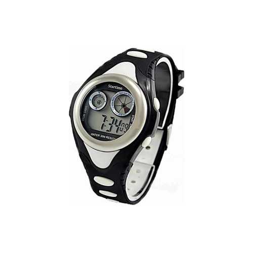 Siyah Beyaz Taraftar Dijital Çocuk Saati Siyah Beyaz Taraftar Dijital Çocuk Saati