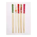 Bambu Chopstick Çubuk Yemek Çubuğu Yıkanabilir Tekrar Kullanılabilir (10 Çift- 20 Adet )