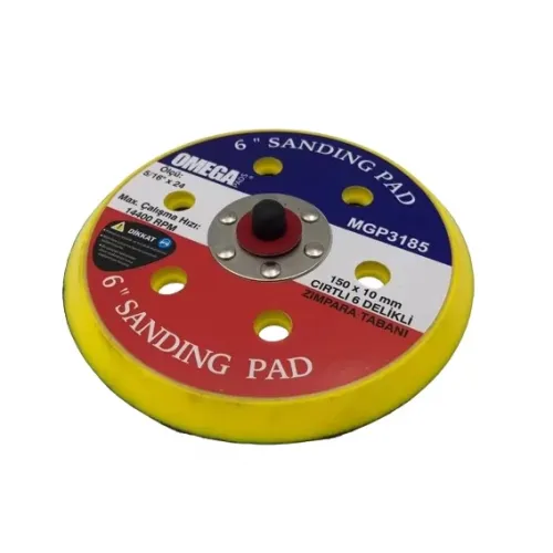 HAVALI ZIMPARA TABANI DELİKLİ EKONOMİK 150 / 10 MM (Lisinya) HAVALI ZIMPARA TABANI DELİKLİ EKONOMİK 150 / 10 MM (Lisinya)