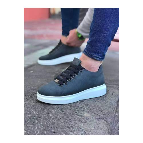 Gri Düz Erkek Casual Ayakkabı Gri Düz Erkek Casual Ayakkabı