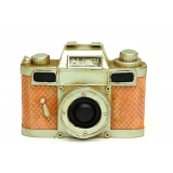 Vintage Tasarım Dekoratif Metal Fotoğraf Makinesi