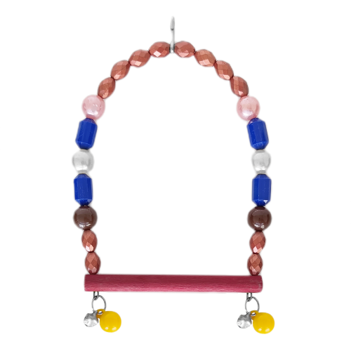 Ahşap Tünekli Papağan Ve Muhabbet Kuşu Salıncağı 10-16 cm Mavi Ahşap Tünekli Papağan Ve Muhabbet Kuşu Salıncağı 10-16 cm Mavi