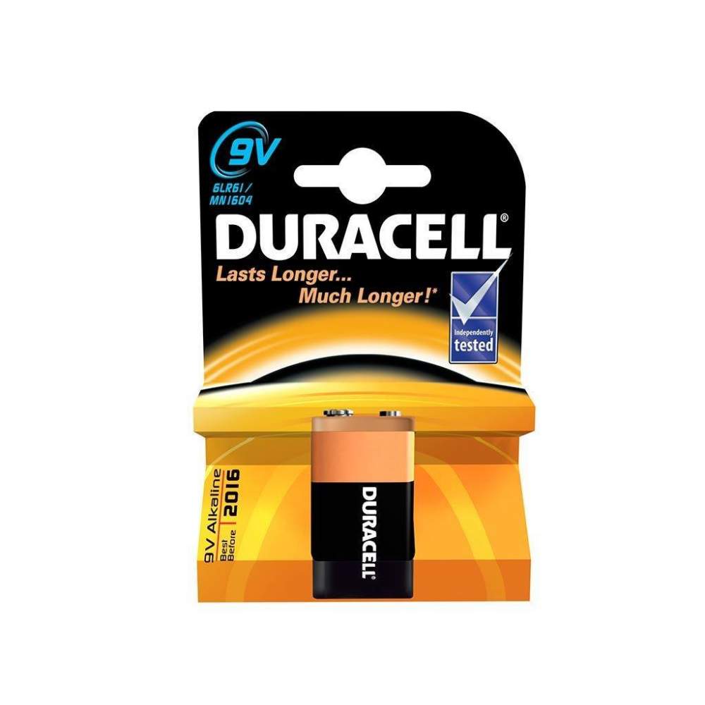 Duracell 9 Volt Alkalin Pil