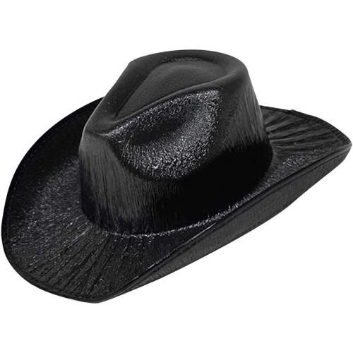 Neon Hologramlı Kovboy Model Parti Şapkası Siyah Yetişkin 39X36X14 cm Neon Hologramlı Kovboy Model Parti Şapkası Siyah Yetişkin 39X36X14 cm