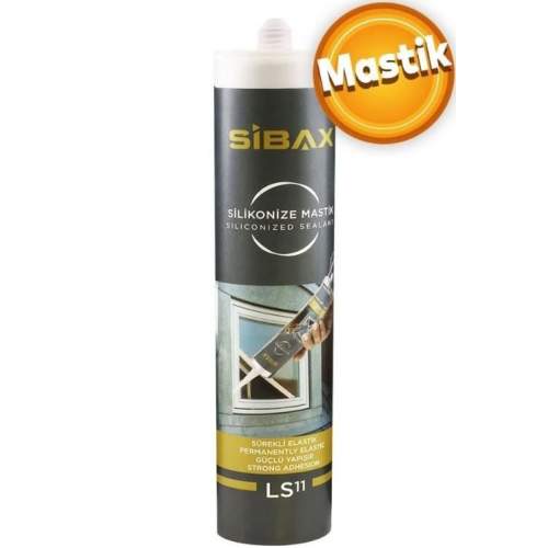 Sibax LS11 Silikonize Mastik 500 gr Beyaz Sibax LS11 Silikonize Mastik 500 gr Beyaz