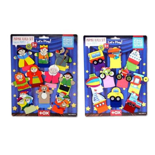 2 Set - 20 Parça  Masal Kahramanları ve Taşıtlar Parmak Kukla 2 Set - 20 Parça  Masal Kahramanları ve Taşıtlar Parmak Kukla