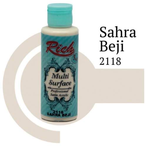 Rich Multi Surface 2118 Sahra Beji Akrilik Boya 120 cc Rich Multi Surface 2118 Sahra Beji Akrilik Boya 120 cc