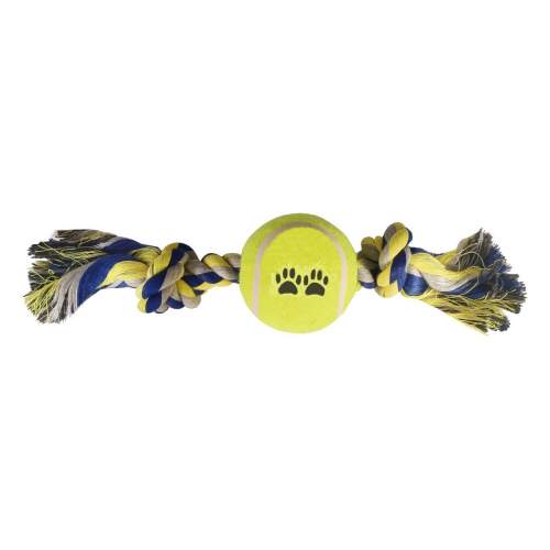 Tenis Toplu Kısa Düğümlü Köpek Diş İpi 7-26 cm Mavi Tenis Toplu Kısa Düğümlü Köpek Diş İpi 7-26 cm Mavi