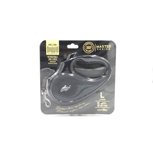 Seri Otomatik Makaralı Köpek Gezdirme 50 kg / 5 M Siyah Seri Otomatik Makaralı Köpek Gezdirme 50 kg / 5 M Siyah