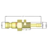 PNÖMATİK SARI OTOMATİK REKOR ( STOPER T26 SERİ JAK PERDE GEÇİŞLİ UÇ 6 MM ) (Lisinya)