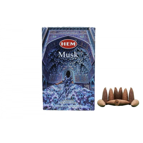 Musk Back Flow Konik Tütsü 10lu. Musk Back Flow Konik Tütsü 10lu.