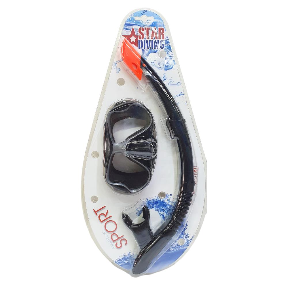 ÇNR-51715 - MASKE SET  PC - STAR DIVING (Lisinya)