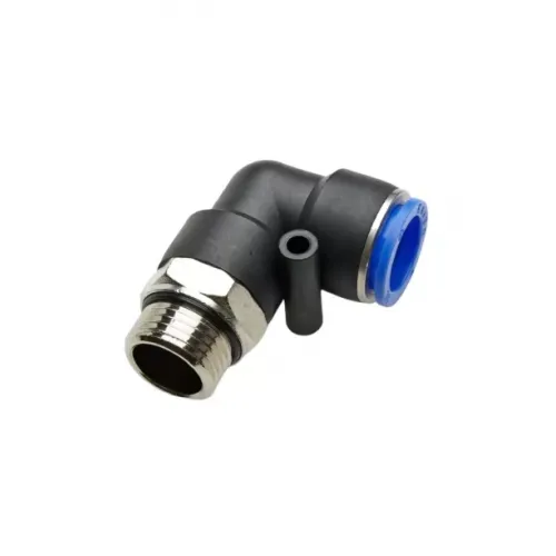 Pnömatik Dirsek Bağlantı 1/4 - 8mm (Lisinya) Pnömatik Dirsek Bağlantı 1/4 - 8mm (Lisinya)