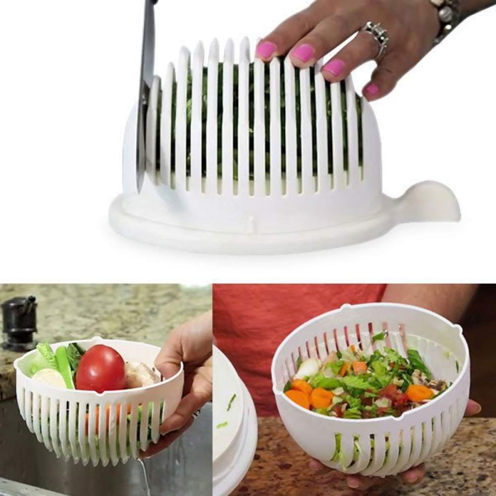 Salata Yapma Seti Pratik - Salad Cutter Bowl