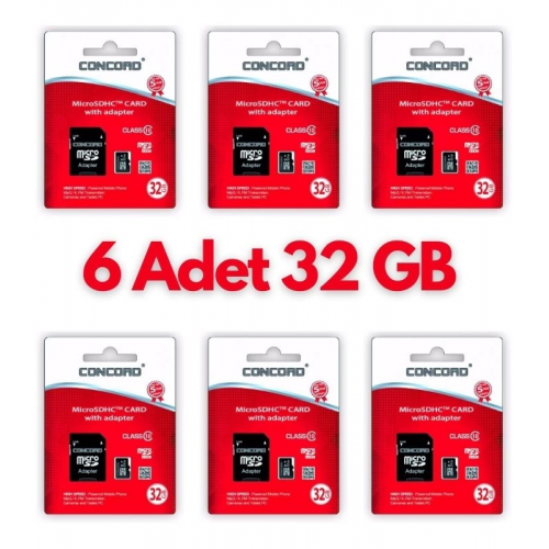 6 Adet Ultrahız 32gb Micro Sd Hafıza Kartı: Yüksek Performans Ve Geniş Depolama Kapasitesi 6 Adet Ultrahız 32gb Micro Sd Hafıza Kartı: Yüksek Performans Ve Geniş Depolama Kapasitesi