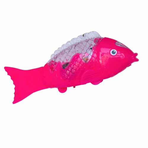 Hareketli Kuyruklu Müzikli Işıklı Yerde Yürüyen Pilli Renkli Oyuncak Balık Hareketli Kuyruklu Müzikli Işıklı Yerde Yürüyen Pilli Renkli Oyuncak Balık