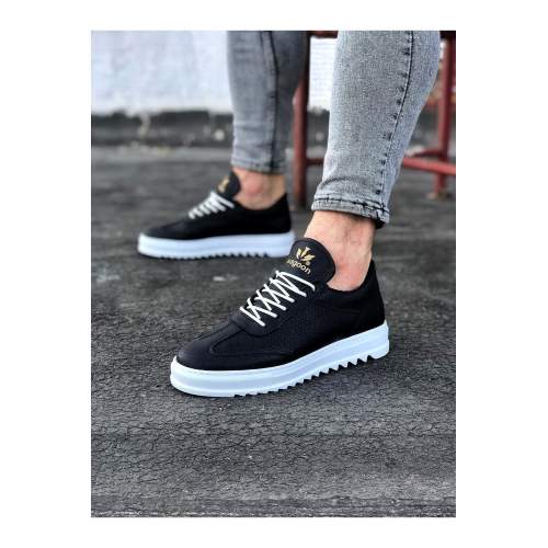 Siyah Erkek Casual Ayakkabı Siyah Erkek Casual Ayakkabı