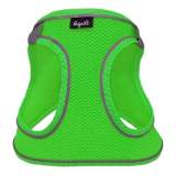 Üç Kilitli Sportif Kedi Köpek Göğüs Tasması 24-28 cm XX-Small Yeşil