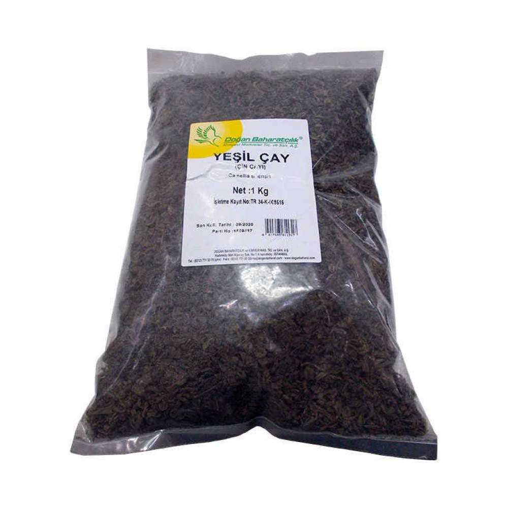 Yeşil Çay 1. Kalite Doğal İthal Çay 1000 Gr Paket